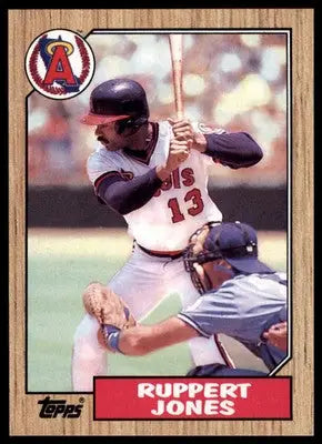 Ruppert Jones 1987 Topps #53 California Angels - Baseball Card Single