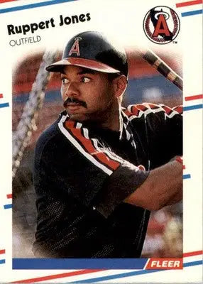 Ruppert Jones - 1988 Fleer - #492 - Baseball - Baseball Card Single