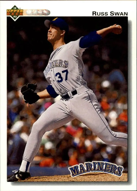 Russ Swan 1992 Upper Deck MLB #618 Baseball Card Seattle Mariners - Baseball Card Single