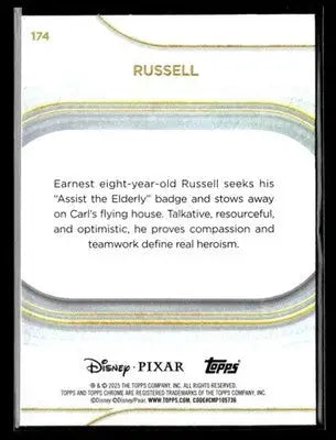 🌟 Russell, 2025 Topps Chrome Disney #174 🌟 - Non-Sports Card Single