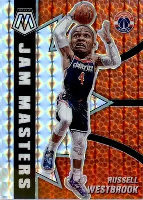 Russell Westbrook - 2020-21 Panini Mosaic - #4 - Jam Masters Mosaic Basketball - Basketball Card Single