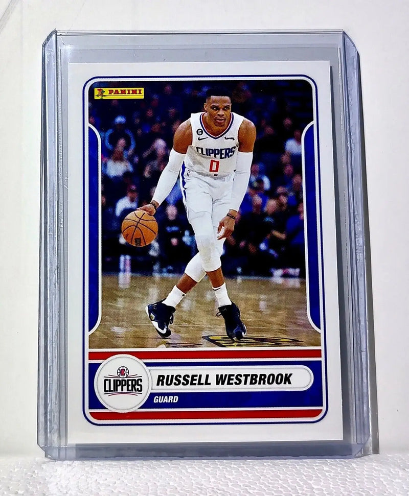 Russell Westbrook 2023-24 Panini NBA Basketball #69 Card Los Angeles Clippers - Basketball Card Single