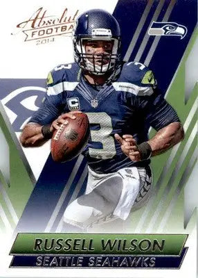 Russell Wilson - 2014 Panini Absolute - #52 - Retail Football - Football Card Single