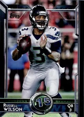 Russell Wilson - 2015 Topps - #366 - Football - Football Card Single