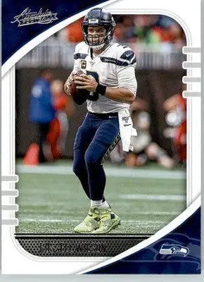 Russell Wilson - 2020 Panini Absolute - #80 - Retail Football - Football Card Single