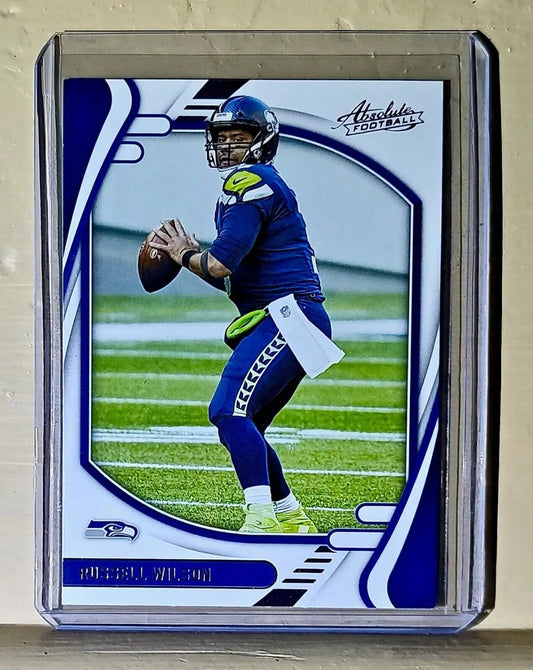 Russell Wilson 2021 Panini NFL Absolute Football #85 Card - Football Card Single