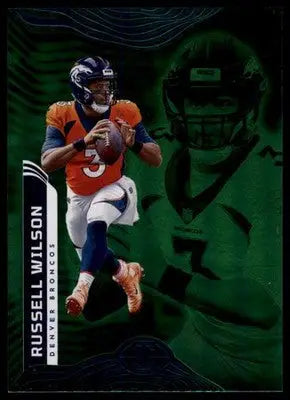 Russell Wilson 2022 Panini Illusions Trophy Collection Emerald #27 Broncos - Football Card Single