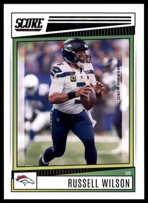 Russell Wilson 2022 Score #174 Denver Broncos - Football Card Single