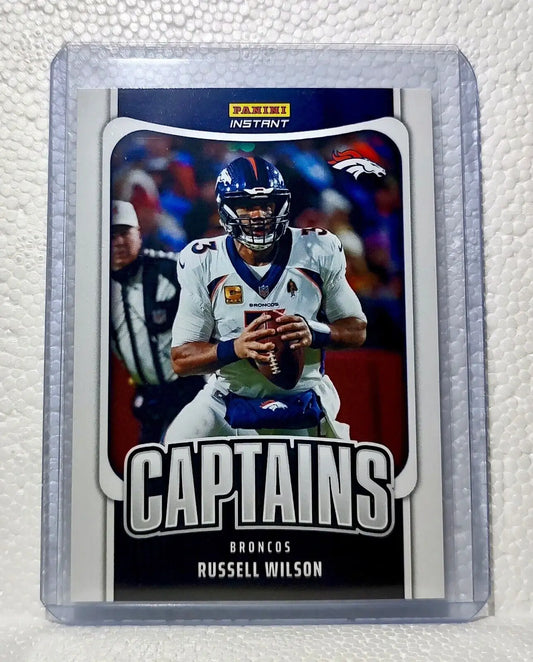 Russell Wilson 2023 Panini NFL Captain #10 Football Card Denver Broncos 1/331 - Football Card Single