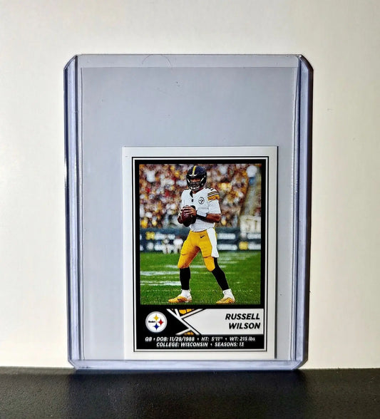 Russell Wilson 2024 Panini NFL Sticker #155 Pittsburgh Steelers - Football Card Single