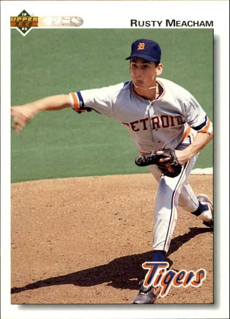 Rusty Meacham 1992 Upper Deck MLB #453 Baseball Card Detroit Tigers - Baseball Card Single