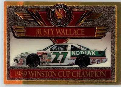 Rusty Wallace 1989 Car - 1991 Maxx Winston 20th Anniversary Foils - Racing - Racing Card Single