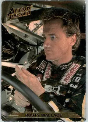 Rusty Wallace - 1993 Action Packed - #83 - Racing - Racing Card Single
