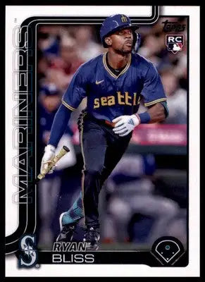 Ryan Bliss Rookie 2025 Topps #251 Seattle Mariners - Baseball Card Single