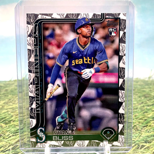 Ryan Bliss Rookie Mariners 2025 Topps Spring Training Foil Card #251