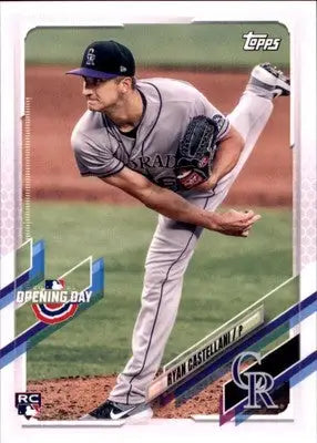 Ryan Castellani Rookie 2021 Topps Opening Day #175 Colorado Rockies
