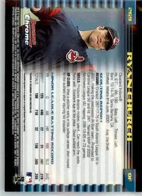 Ryan Church - 2002 Bowman Chrome - #269 - RC Baseball - Baseball Card Single