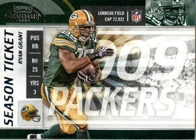 Ryan Grant - 2009 Playoff Contenders - #38 - Football - Football Card Single