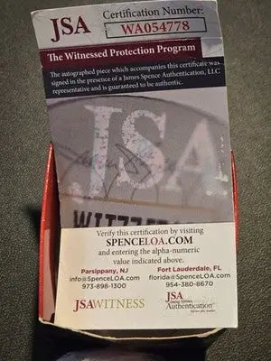 Ryan Howard Signed Baseball JSA Witness WA054778 Autograph with JSA COA - Sports Memorabilia