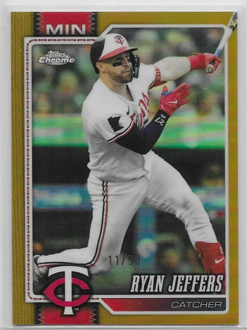 Ryan Jeffers 2026 Topps Chrome #234 Gold 33/50 Twins 1488