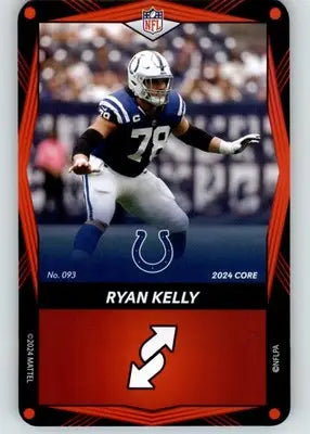 Ryan Kelly - 2024 UNO Elite Core Edition - Red - #093 - Football - Football Card Single