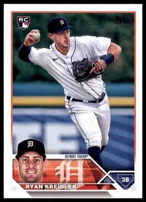Ryan Kreidler Rookie 2023 Topps #356 Detroit Tigers - Baseball Card Single