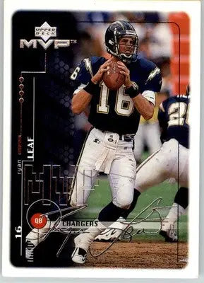 Ryan Leaf - 1999 Upper Deck MVP - #159 - Silver Script Football - Football Card Single