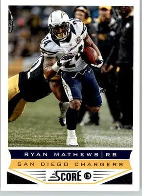 Ryan Mathews - 2013 Score - #183 - Football - Football Card Single