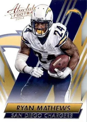 Ryan Mathews - 2014 Panini Absolute - #62 - Retail Football - Football Card Single