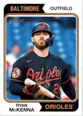 Ryan McKenna - 2023 Topps Heritage - #676 - Baseball - Baseball Card Single