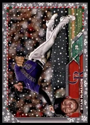 Ryan McMahon 2023 Topps Holiday Metallic #H159 Colorado Rockies - Baseball Card Single