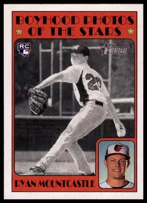 Ryan Mountcastle 2021 Topps Heritage #149 Baltimore Orioles - Baseball Card Single