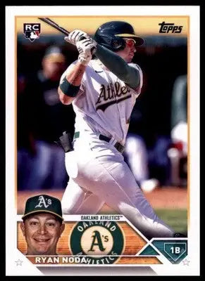 Ryan Noda Rookie 2023 Topps Update #US75 Oakland Athletics - Baseball Card Single