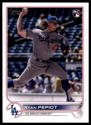 Ryan Pepiot Rookie 2022 Topps Update #US109 Los Angeles Dodgers - Baseball Card Single