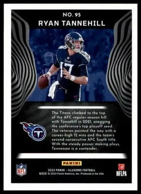 Ryan Tannehill 2022 Panini Illusions Retail #95 Tennessee Titans - Football Card Single