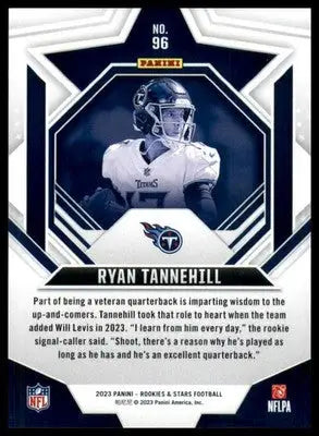 Ryan Tannehill 2023 Panini Rookies & Stars #96 Tennessee Titans