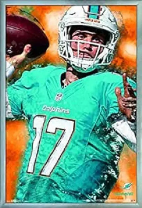 Ryan Tannehill Miami Dolphins Trends International Poster 24x36 New Old Stock - Sports Memorabilia