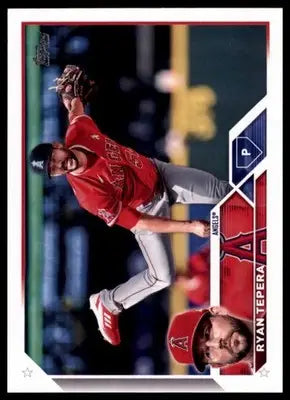 Ryan Tepera 2023 Topps #375 Los Angeles Angels - Baseball Card Single