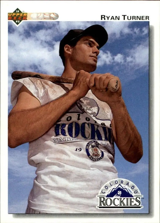 Ryan Turner 1992 Upper Deck MLB #710 Rookie Baseball Card Colorado Rockies - Baseball Card Single