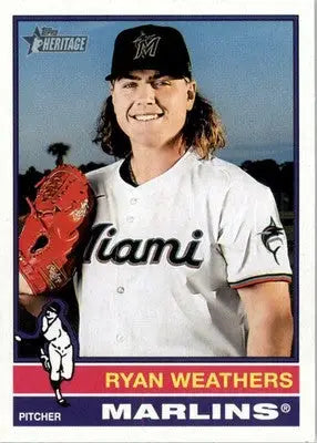 Ryan Weathers - 2025 Topps Heritage - #275 - Baseball - Baseball Card Single