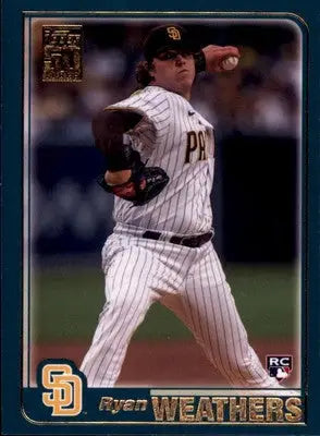 Ryan Weathers Rookie 2021 Topps Archives #237 San Diego Padres - Baseball Card Single