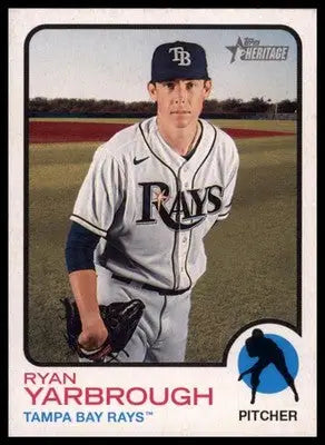 Ryan Yarbrough 2022 Topps Heritage #23 Tampa Bay Rays - Baseball Card Single