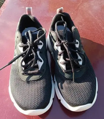 Ryka Women’s Max Cushion Mesh Washable Sneakers-Glide Black Size 8W