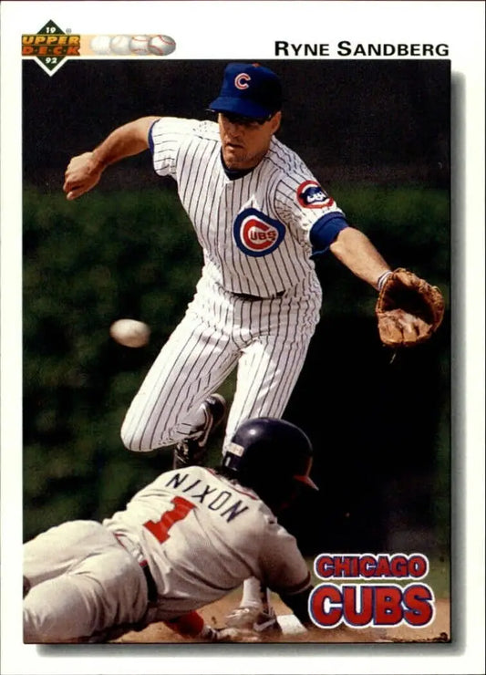 Ryne Sandberg 1992 Upper Deck MLB #145 Baseball Card Chicago Cubs - Baseball Card Single