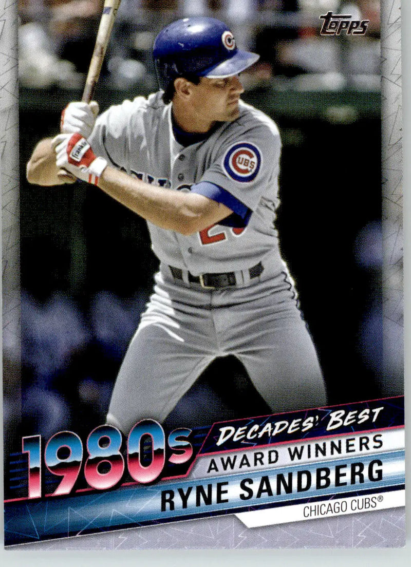Ryne Sandberg - 2020 Topps Update - #DB-32 - Decades’ Best Baseball - Baseball Card Single