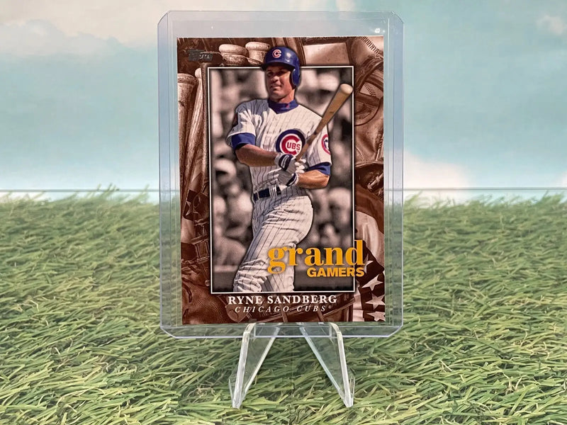 Ryne Sandberg Chicago Cubs Grand Gamers trading baseball card from 2024 Topps Series 1