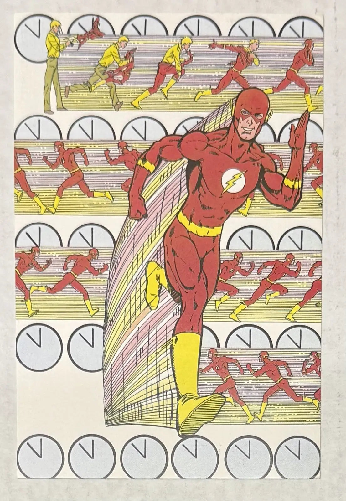 S07-5176 THE FLASH POSTCARD - Entertainment Memorabilia