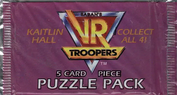 Saban’s VR Troopers Factory Sealed Trading Card Pack - Entertainment Card Pack