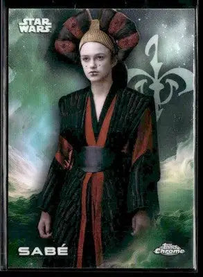 🌟 Sabé, 2025 Topps Chrome Star Wars #159 🌟 - Star Wars Card Single