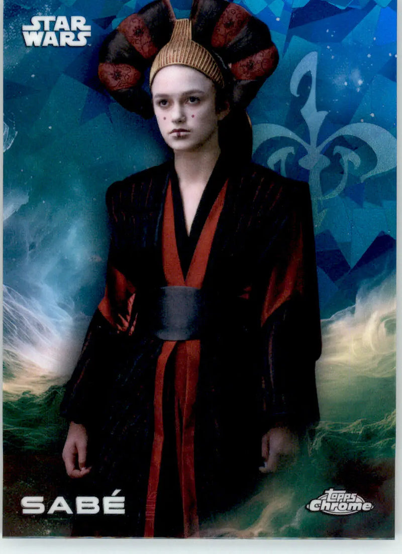 Sabé - 2025 Topps Chrome Star Wars Sapphire - #159 - Non_sport - Star Wars Card Single